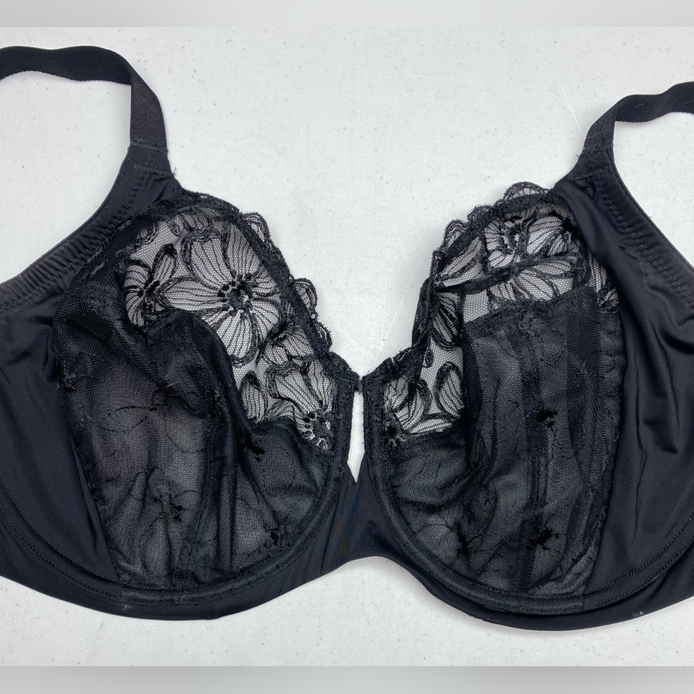 M & S BLK Unlined Underwire, 38 C *P1045